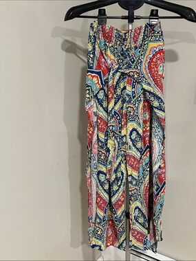 *J MCLAUGHLIN* Multicolor Paisley Wide-Leg Pants Size Small